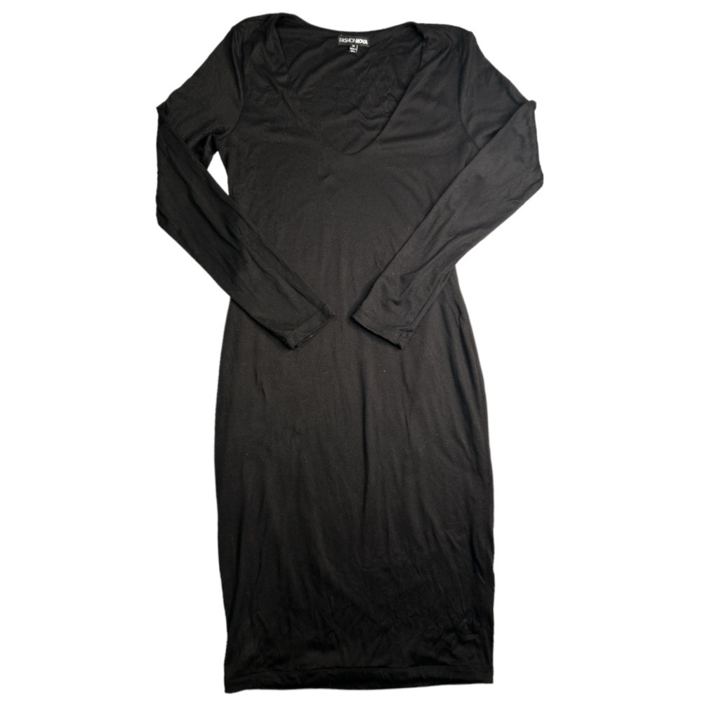 Fashion Nova Amilia Double Lined Midi Dress - Picture 11 of 12
